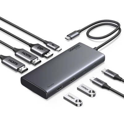Branded Docking Station, Revodok Pro 308 Usb C Hub, Triple Display With 2x 4k Hdmi And 1 Branded Docking Station, Revodok Pro 308 Usb C Hub, Triple Display With 2x 4k Hdmi And 1