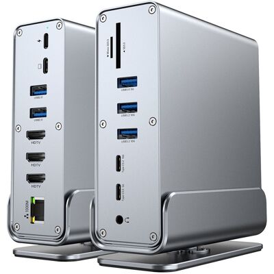 15 In 1 Usb C Laptop Docking Station 4k@60hz -Compatible Display Usb Hub5521 15 In 1 Usb C Laptop Docking Station 4k@60hz -Compatible Display Usb Hub5521