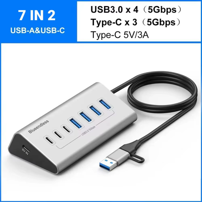 Does Not Apply 10gbps Usb 3.2 Docking Station Hub Usb 3.0 Type C Splitter Aluminum Multi 7/8 Po Does Not Apply 10gbps Usb 3.2 Docking Station Hub Usb 3.0 Type C Splitter Aluminum Multi 7/8 Po
