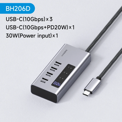 Does Not Apply Usb C Hub Type-C Docking Station Individual On/off Switches With Led Display 10g Does Not Apply Usb C Hub Type-C Docking Station Individual On/off Switches With Led Display 10g