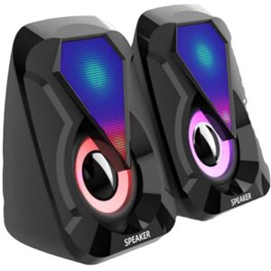 3x( Usb Wired Computer Speaker Rgb Lighting Desktop Gaming High Volume Home6067 3x( Usb Wired Computer Speaker Rgb Lighting Desktop Gaming High Volume Home6067