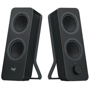 Logitech Z207 Stereo Computer Speakers, Black, 10 Watts Peak, Up To 2 Devices Vi Logitech Z207 Stereo Computer Speakers, Black, 10 Watts Peak, Up To 2 Devices Vi