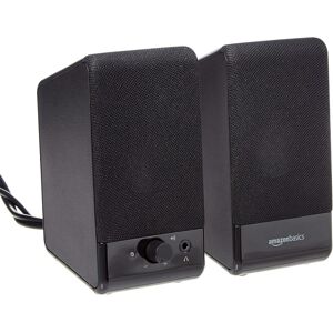 Amazon Basics Computer Speakers For Desktop Or Laptop Pc, Usb-Powered, Black Amazon Basics Computer Speakers For Desktop Or Laptop Pc, Usb-Powered, Black