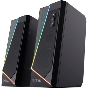 Trust Gaming Gxt 609 Zoxa Rgb Usb Pc Speakers With Volume Control - Black Trust Gaming Gxt 609 Zoxa Rgb Usb Pc Speakers With Volume Control - Black