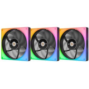 140mm Thermaltake Toughfan 14 Rgb 3-Pack, Black, Argb, 9 Blade, Hydraulic Bearin 140mm Thermaltake Toughfan 14 Rgb 3-Pack, Black, Argb, 9 Blade, Hydraulic Bearin