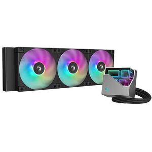 Deepcool Lt360 Argb Aio Cpu Cooler, Infinity Display, 3x 120mm Pwm Fans, Copper/ Deepcool Lt360 Argb Aio Cpu Cooler, Infinity Display, 3x 120mm Pwm Fans, Copper/