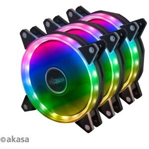 Akasa Ak-Fn107 Vegas Ar7 Triple 120mm Addressable Rgb Led Fan Pack Akasa Ak-Fn107 Vegas Ar7 Triple 120mm Addressable Rgb Led Fan Pack