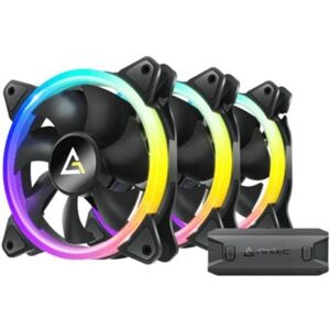 Antec Neon 120 Argb Pwm Case Fan, 3 Pack, Hydro Bearing, 800-1600 Rpm, Black Antec Neon 120 Argb Pwm Case Fan, 3 Pack, Hydro Bearing, 800-1600 Rpm, Black