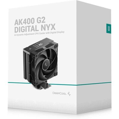 Deepcool Ak400 G2 Digital Nyx Cpu Cooler - 120mm Pwm, Status Display (Black) Deepcool Ak400 G2 Digital Nyx Cpu Cooler - 120mm Pwm, Status Display (Black)