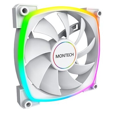 Montech Ax140 Pwm Computer Case Fan 14 Cm White 1 Pc(S) Montech Ax140 Pwm Computer Case Fan 14 Cm White 1 Pc(S)