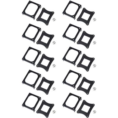 10x Black Plastic Cpu Fan Mounting Bracket Base For Socket 478 G3u54981 10x Black Plastic Cpu Fan Mounting Bracket Base For Socket 478 G3u54981