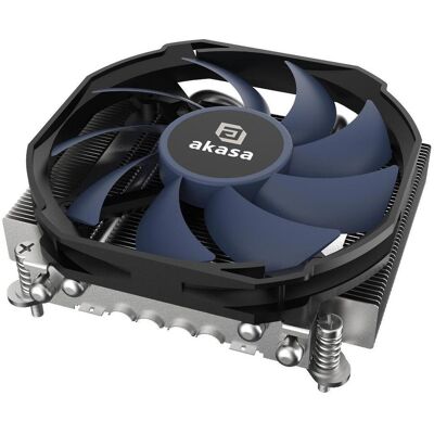 Akasa Alucia H4i Low Profile Cpu Cooler For Intel Sockets - Ak-Cc7501bp01 Akasa Alucia H4i Low Profile Cpu Cooler For Intel Sockets - Ak-Cc7501bp01