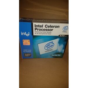 Intel Celeron 633mhz Socket 370 Cpu W/heatsink & Fan/mmx Bx80526f633128sl3w9 Intel Celeron 633mhz Socket 370 Cpu W/heatsink & Fan/mmx Bx80526f633128sl3w9