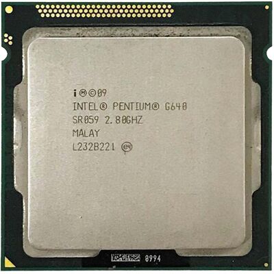Intel Pentium G640 Cpu Processor Sr059 Lga 1155 Dual Core 2.80ghz 65w Intel Pentium G640 Cpu Processor Sr059 Lga 1155 Dual Core 2.80ghz 65w