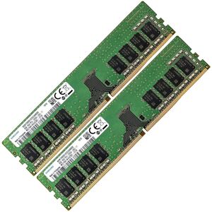 SAMSUNG 16gb (2 X 8gb) Desktop Memory Ram Dimm Pc4-21300 Ddr4 2666 1.2v 288 P SAMSUNG 16gb (2 X 8gb) Desktop Memory Ram Dimm Pc4-21300 Ddr4 2666 1.2v 288 P
