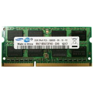 SAMSUNG Ddr3 2gb So-Dimm 1333mhz 1x204-Pin Non-Ecc Ram Module Pc3-10600 SAMSUNG Ddr3 2gb So-Dimm 1333mhz 1x204-Pin Non-Ecc Ram Module Pc3-10600