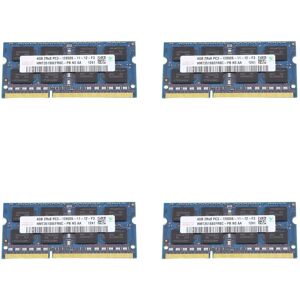 4x For Ddr3 4gb Laptop Memory 1600mhz Pc3 12800 2rx8 1.5v 16 Ic5145 4x For Ddr3 4gb Laptop Memory 1600mhz Pc3 12800 2rx8 1.5v 16 Ic5145