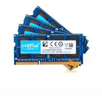 Crucial 4x 8gb 2rx8 Pc3-12800s Ddr3-1600mhz Sodimm Laptop Memory Ram 204pin @dd Crucial 4x 8gb 2rx8 Pc3-12800s Ddr3-1600mhz Sodimm Laptop Memory Ram 204pin @dd