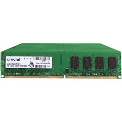 10pcs Crucial 2gb 2rx8 Pc2-5300u Ddr2 667mhz 240pin Dimm Ram Desktop Memory 1.8v 10pcs Crucial 2gb 2rx8 Pc2-5300u Ddr2 667mhz 240pin Dimm Ram Desktop Memory 1.8v