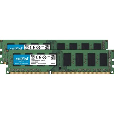 Crucial Ddr3 1333 Mhz 16gb 2x 8gb Pc3-10600 Desktop Memory Ram Dimm 240-Pin 1.5v Crucial Ddr3 1333 Mhz 16gb 2x 8gb Pc3-10600 Desktop Memory Ram Dimm 240-Pin 1.5v