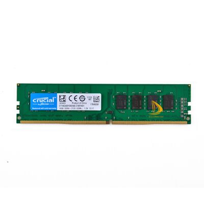 Crucial 16gb 2rx8 Pc4-2133p Ddr4 17000mhz 288pin Dimm Desktop Memory Ram Intel ! Crucial 16gb 2rx8 Pc4-2133p Ddr4 17000mhz 288pin Dimm Desktop Memory Ram Intel !