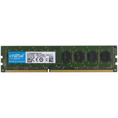 Crucial 8gb Ddr3 Sd-Ram Ddr3l 1600 Pc3l 12800 Desktop Memory Model Ram 240pin Crucial 8gb Ddr3 Sd-Ram Ddr3l 1600 Pc3l 12800 Desktop Memory Model Ram 240pin