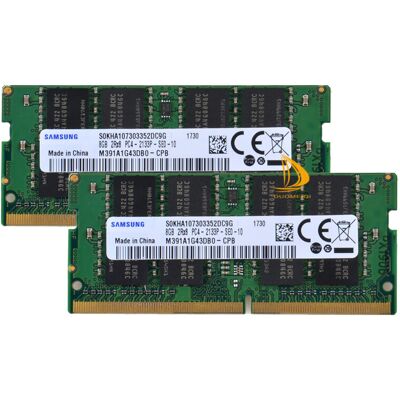 16g Samsung 2x 8gb 2rx8 Pc4-2133p Ddr4 17000mhz 260pin Sodimm Laptop Memory Cl15 16g Samsung 2x 8gb 2rx8 Pc4-2133p Ddr4 17000mhz 260pin Sodimm Laptop Memory Cl15