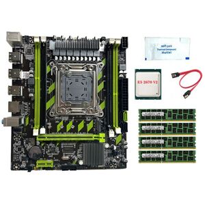 X79g Lga2011 Motherboard+e5 2670 V2 Cpu+4x4g Ddr3 +thermal Grease+ Cable9157 X79g Lga2011 Motherboard+e5 2670 V2 Cpu+4x4g Ddr3 +thermal Grease+ Cable9157