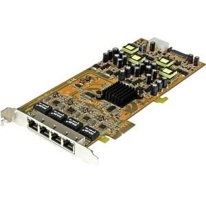 Startech 4 Port Gigabit Power Over Ethernet Pcie Network Card Pse / Poe Pci Expr Startech 4 Port Gigabit Power Over Ethernet Pcie Network Card Pse / Poe Pci Expr