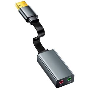 Eurowagens Usb Sound Card Adapter 3.5mm For Headphones And Microphone Wide Compatibiliy Eurowagens Usb Sound Card Adapter 3.5mm For Headphones And Microphone Wide Compatibiliy