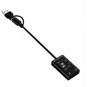 3x(External Sound Card Usb2.0 Type C Stereo Microphone Adapter Professional3687 3x(External Sound Card Usb2.0 Type C Stereo Microphone Adapter Professional3687