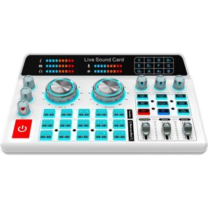 Eurowagens H9 Audio Mixer Usb External Sound Card Headset Microphone Live Broadcast Eurowagens H9 Audio Mixer Usb External Sound Card Headset Microphone Live Broadcast