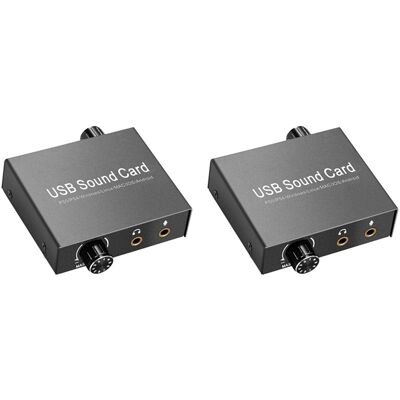 2x Usb-C Sound Card Audio External 3.5mm Microphone Audio Adapter Soundcard3289 2x Usb-C Sound Card Audio External 3.5mm Microphone Audio Adapter Soundcard3289
