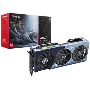 ASRock Radeon Rx 9070 Xt Monster Hunter Wilds Edition, 16gb Gddr6, Rdna4, 4096 S ASRock Radeon Rx 9070 Xt Monster Hunter Wilds Edition, 16gb Gddr6, Rdna4, 4096 S