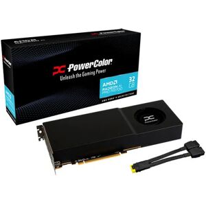 PowerColor Amd Radeon Ai Pro R9700 32gb Gddr6 Graphics Card, Black, Rdna 4, 4096 PowerColor Amd Radeon Ai Pro R9700 32gb Gddr6 Graphics Card, Black, Rdna 4, 4096