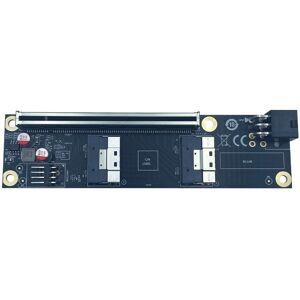 2x(2 Port Pci-E 4.0 X16 To Slimsas Sff-8654 Adapter Card Sff-8654-8i2305 2x(2 Port Pci-E 4.0 X16 To Slimsas Sff-8654 Adapter Card Sff-8654-8i2305