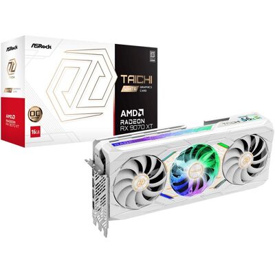 ASRock Taichi Radeon Rx 9070 Xt White 16gb Oc Amd Gddr6 ASRock Taichi Radeon Rx 9070 Xt White 16gb Oc Amd Gddr6