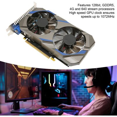 Gaming Graphics Card 4gb Gddr5 128bit Video Game Graphics Card Gpu For Pc Am Gaming Graphics Card 4gb Gddr5 128bit Video Game Graphics Card Gpu For Pc Am