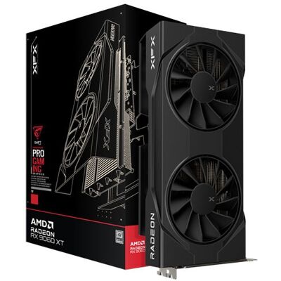 Pine XFX Swift Radeon Rx 9060 Xt Oc Gaming Dual Fan Black 8gb Gddr6 Graphics Card, Rd Pine XFX Swift Radeon Rx 9060 Xt Oc Gaming Dual Fan Black 8gb Gddr6 Graphics Card, Rd