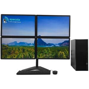 HP Quad 23" Monitors Trading Pc - Intel I7 - 32gb Ram - 250gb Ssd/3tb Hdd - Win10 HP Quad 23" Monitors Trading Pc - Intel I7 - 32gb Ram - 250gb Ssd/3tb Hdd - Win10