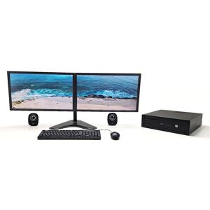 Pc Bundle 2x22'' Monitors Speakers 4 Core I5 1tb Ssd 16gb Ddr4 Win10 Hp W + B Pc Bundle 2x22'' Monitors Speakers 4 Core I5 1tb Ssd 16gb Ddr4 Win10 Hp W + B