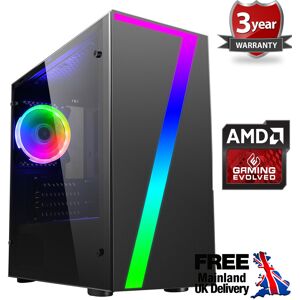 Ochw Amd Ryzen Quad Core 4.0 GHz Gaming PC - RGB, 8GB RAM, 240GB SSD Ochw Amd Ryzen Quad Core 4.0 GHz Gaming PC - RGB, 8GB RAM, 240GB SSD