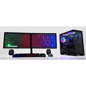 Propermac Cube Glass Rgb Gaming Pc Bundle 2x23" I7-6700 1tb Ssd 16gb Ddr4 Rtx 3050 Wifi Propermac Cube Glass Rgb Gaming Pc Bundle 2x23" I7-6700 1tb Ssd 16gb Ddr4 Rtx 3050 Wifi