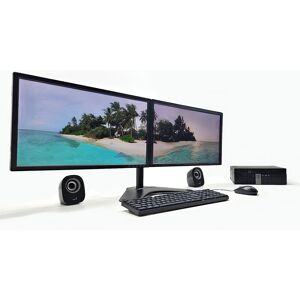 Pc Bundle 2x22'' Monitors Speakers 4 Core I5 256 Gb Ssd 8gb Ddr4 Win10 Dell W+b Pc Bundle 2x22'' Monitors Speakers 4 Core I5 256 Gb Ssd 8gb Ddr4 Win10 Dell W+b