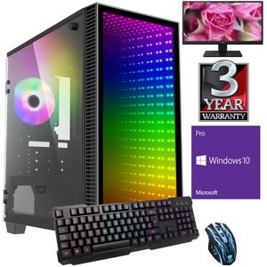 Ultra Fast Amd Quad Core 8gb 1tb Windows 10 Bundle Gaming Pc Computer Am Argb Ultra Fast Amd Quad Core 8gb 1tb Windows 10 Bundle Gaming Pc Computer Am Argb