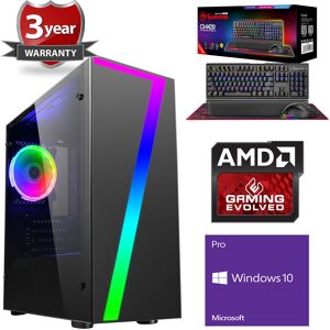Amd Athlon 3000g Vega 3 Gaming PC - 8GB RAM, 1TB HDD, Windows 10 Amd Athlon 3000g Vega 3 Gaming PC - 8GB RAM, 1TB HDD, Windows 10