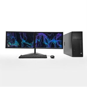 Dual 23" Monitors Hp Z240 Pc - Intel I7 - 32gb Ram - 250gb Ssd/3tb Hdd - Win10 Dual 23" Monitors Hp Z240 Pc - Intel I7 - 32gb Ram - 250gb Ssd/3tb Hdd - Win10