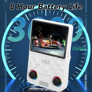 White Retro Handheld Game Console 4 Screen Built In 64gb Small Memory Card Bl White Retro Handheld Game Console 4 Screen Built In 64gb Small Memory Card Bl