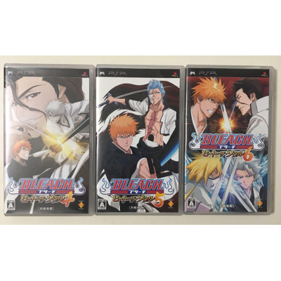 Bleach Heat The Soul 4 5 6 3games Set Sony Playstation Portable Psp Japan Tested Bleach Heat The Soul 4 5 6 3games Set Sony Playstation Portable Psp Japan Tested