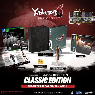Yakuza 6: The Song Of Life Classic Edition (Lrg#584) - Playstation 4 - Brand New Yakuza 6: The Song Of Life Classic Edition (Lrg#584) - Playstation 4 - Brand New